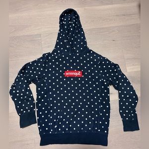 “Supreme” polka dot Hoody.